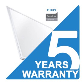 Pack 6stk. LED Panel 60x60 40W - IP65 - Philips Certa Treiber