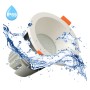 XXLED Der 15W LED-Rundstrahler - WEIss - CRI+92 - IP65 - UGR13 - technische Ansicht