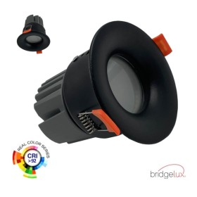 XXLED Downlight LED CIRCULAR 15W - CURVE - SCHWARZ - CRI+92 - IP65 - UGR13