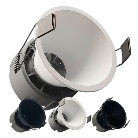 XXLED Einbau-LED 6W - 9W - 12W - LUMIS - Bridgelux-Chip - UGR11 - 3CCT - CRI +92 - Austauschbare Front