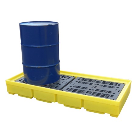 WOLFBAG Auffangpalette für 3 Fässer 228L