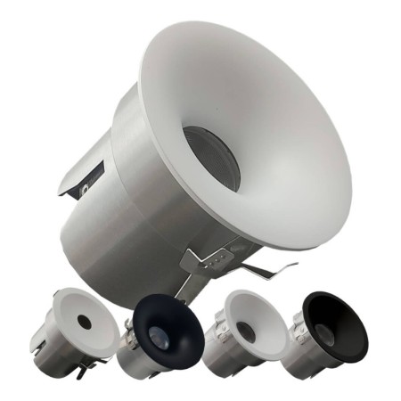 XXLED Downlight LED encastré 6W - 9W - 12W - OMNIA - Puce Bridgelux - UGR11 - 3CCT - CRI +92