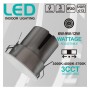XXLED Downlight LED encastré 6W - 9W - 12W - OMNIA - Puce Bridgelux - UGR11 - 3CCT - CRI +92 - vue technique