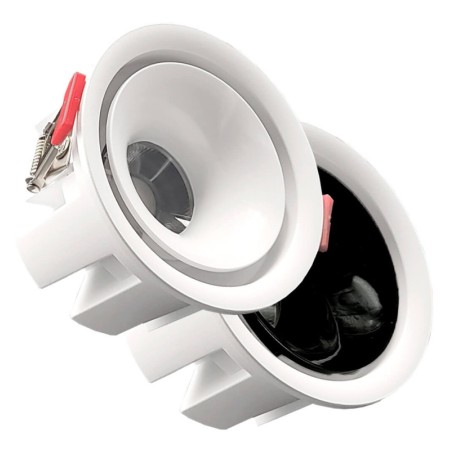 XXLED Einbaustrahler LED 6W - 9W - 12W Luxury Weiss - Bridgelux Chip - UGR11 - 3CCT - CRI +92