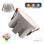 XXLED Einbaustrahler LED 6W - 9W - 12W Luxury Weiss - Bridgelux Chip - UGR11 - 3CCT - CRI +92 - Detailansicht