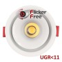 XXLED Einbaustrahler LED 6W - 9W - 12W Luxury Weiss - Bridgelux Chip - UGR11 - 3CCT - CRI +92 - Detailansicht