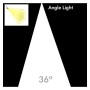 XXLED LED Downlight 15W - CHROM - QUADRATISCH - CRI+92 - UGR13 - technische Ansicht