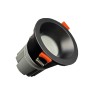 XXLED LED Downlight 15W - SCHWARZ RUND - CRI+92 - IP65 - UGR13 - Detailansicht