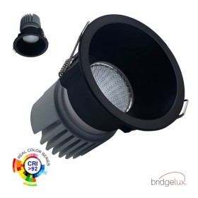 XXLED LED Downlight 15W - RUND SCHWARZ - CRI+92 - UGR13