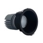 XXLED LED Downlight 15W - RUND SCHWARZ - CRI+92 - UGR14 - Detailansicht