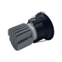 XXLED LED Downlight 15W - RUND SCHWARZ - CRI+92 - UGR14 - Produktansicht