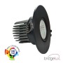 XXLED LED Downlight 15W - Schwenkbar - SCHWARZ RUND - CRI+92 - UGR13 - Detailansicht