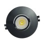 XXLED LED Downlight 15W - Schwenkbar - SCHWARZ RUND - CRI+92 - UGR13 - technische Ansicht