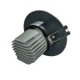 XXLED LED Downlight 15W - Schwenkbar - SCHWARZ RUND - CRI+92 - UGR13