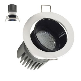 XXLED LED Downlight 15W - Schwenkbar - WEISS - SCHWARZ - CRI+92 - UGR13