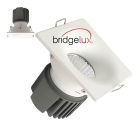 XXLED LED Downlight 15W - WEISS - QUADRATISCH - WOLKE - CRI+92 - UGR13