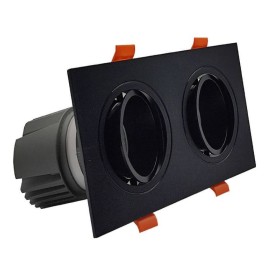 XXLED LED Downlight 30W - Schwenkbar - SCHWARZ- Doppelt - CRI+92 - UGR13