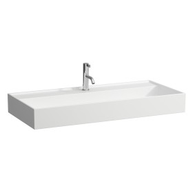 Évier LAUFEN Kartell 100 x 46 cm, avec 1 trou de robinet, sans trop-plein