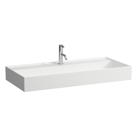 Évier LAUFEN Kartell 100 x 46 cm, avec 1 trou de robinet, sans trop-plein