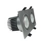 XXLED LED Downlight 30W - Schwenkbar - SILBER Doppelt - CRI+92 - UGR13 - Detailansicht