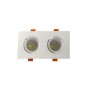 XXLED LED Downlight 30W - Schwenkbar - WEISS Doppelt - CRI+92 - UGR13 - Detailansicht