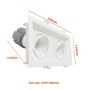 XXLED LED Downlight 30W - Schwenkbar - WEISS Doppelt - CRI+92 - UGR13
