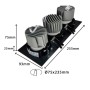 XXLED LED Downlight 45W - SCHWARZ - Schwenkbar - Dreifach - CRI+92 - UGR13 - Produktansicht