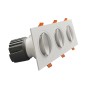 XXLED LED Downlight 45W - Schwenkbar - WEISS Dreifach - CRI+92 - UGR13 - technische Ansicht