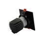 XXLED LED Downlight Carré 15W - Orientable - NOIR - IRC+92 - UGR13 - vue technique