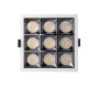 XXLED LED Einbaustrahler 40W mit OSRAM Chip PALACE 24º UGR17 140lm/W - technische Ansicht