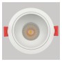XXLED Runder LED-Downlight 15W schwenkbar - Weiss - Serie Oculus - CRI+92 - UGR13 - technische Ansicht
