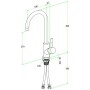 Rubinetto monocomando Villeroy & Boch Umbrella
