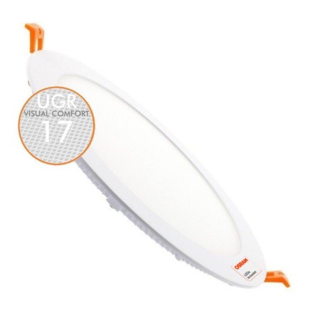 XXLED Plafonnier encastrable LED 24W circulaire - UGR17 - puce OSRAM DURIS E 2835