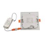 XXLED LED Einbauleuchte 8W Quadratisch - OSRAM CHIP DURIS E 2835 - Produktansicht