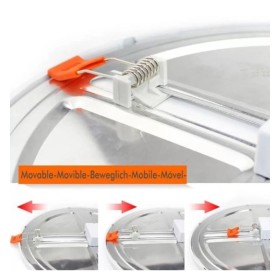 LED Einbauleuchte Rund 20W Downlight Einstellbar - OSRAM CHIP DURIS E 2835