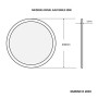 XXLED Plafoniera LED Incasso Rotonda 20W Downlight Regolabile - Chip OSRAM DURIS E 2835 - immagine prodotto