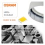 XXLED LED Deckenleuchte Quadratisch Oberfläche 20W - OSRAM CHIP DURIS E 2835 - Produktansicht