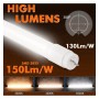 XXLED 10stk. LED Röhre 9W T8 Glas 60cm - HOHE LEUCHTIGKEIT - OSRAM CHIP - Detailansicht
