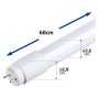 XXLED 10x Samsung Kristall LED Röhre 60cm, 9W T8, 300º - Höhe Leuchtkraft - Produktansicht
