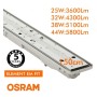 XXLED OSRAM LED-Chip Feuchtraum-Wannenleuchte 150cm (44W-38W-32W-25W Einstellbar) IP66 - Produktansicht