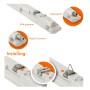 XXLED OSRAM LED-Chip Feuchtraum-Wannenleuchte 120cm (35W-30W-25W-20W Einstellbar) IP66