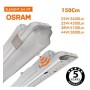 XXLED OSRAM LED-Chip Feuchtraum-Wannenleuchte 150cm PIR-Sensor (44W-38W-32W-25W Einstellbar) IP66 - Detailansicht