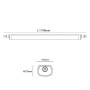 XXLED Bande LED étanche 30W - GLOWLUXE - Connectable - 119cm - IP65