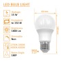XXLED 10stk. Lampe LED 15W E27 A60 180º - OSRAM CHIP DURIS E 2835 - photo produit