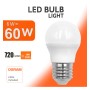 XXLED LED Lampe 6W E27 G45 220º - OSRAM CHIP DURIS E 2835 - Produktansicht