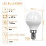 XXLED 10stk. LED Lampe 6W E14 G45 220º - OSRAM CHIP DURIS E 2835 - Produktansicht