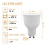 XXLED 10stk. Dichroitische 10W LED SMD 110° GU10 -1200Lm- OSRAM CHIP DURIS E 2835 - technische Ansicht