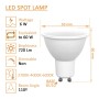 XXLED 10stk. Dichroitische 6W LED SMD 100° GU10 - OSRAM CHIP DURIS E 2835 - technische Ansicht