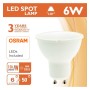 XXLED 10stk. Dichroitische 6W LED SMD 100° GU10 - OSRAM CHIP DURIS E 2835 - Detailansicht