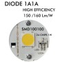 XXLED 10stk. Lampe LED GU10 8W HIGH LUMINOSITY - Kristall - 24º - SMD1A1A - Dimmbar TRIAC - Produktansicht
